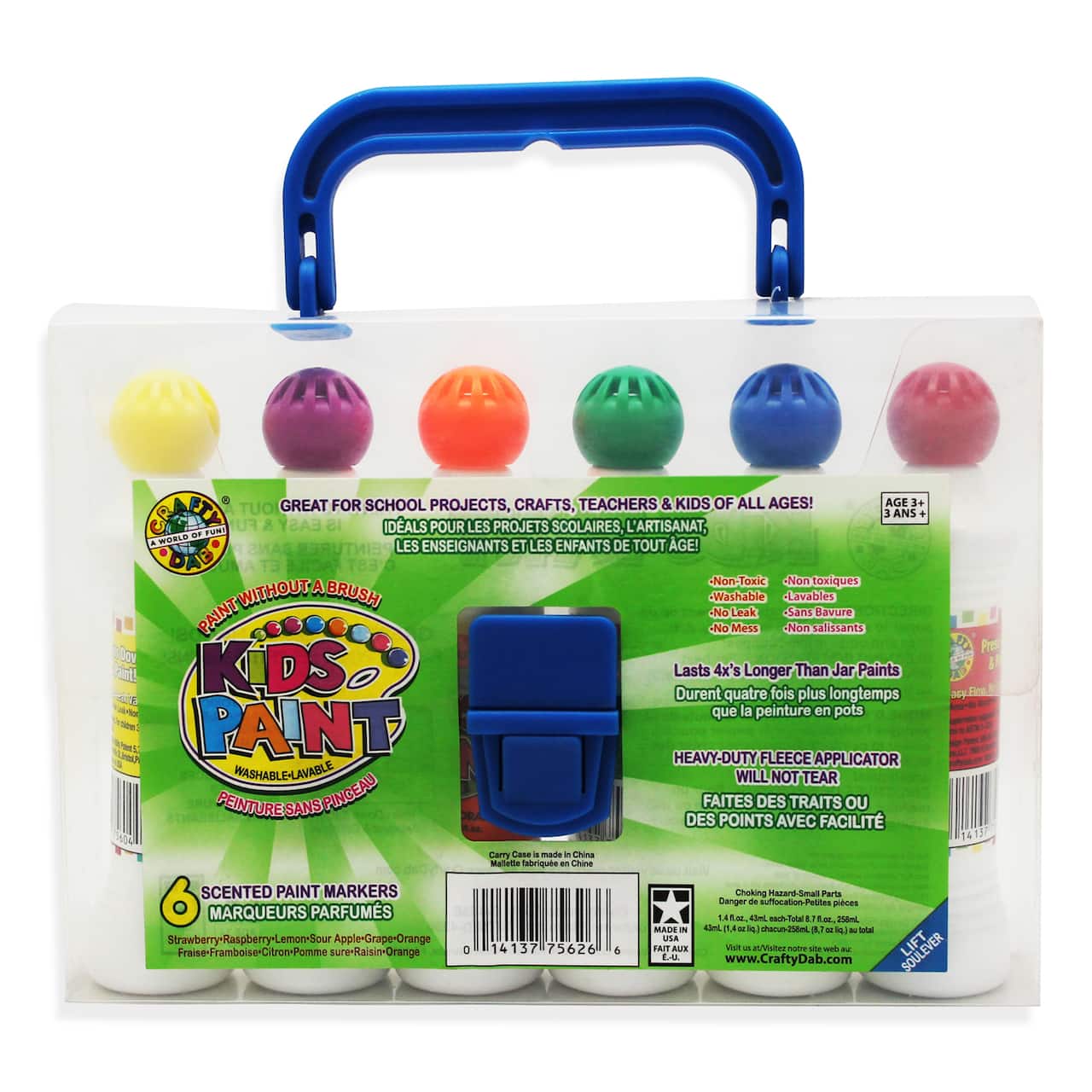 12 Packs: 6 ct. (72 total) Crafty Dab® Scented Paint Markers